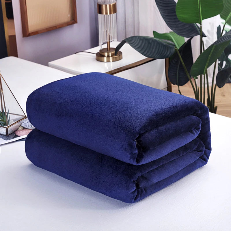 Ultra Soft Mink Velvet Blanket Thick Cloud Bed Throw Cozy Bedding