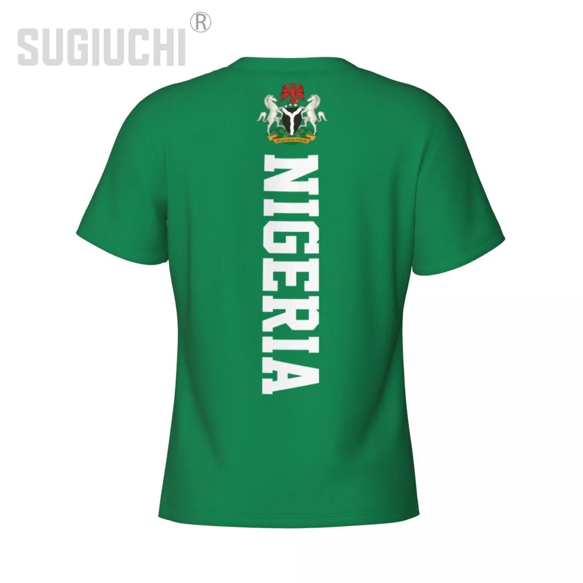 Nigeria Flag 3D Sports T-Shirt – Tight Soccer & Football Jersey Unisex Tee