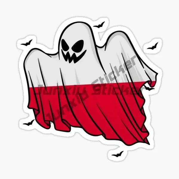 Poland Eagle Flag Skull Stickers - Vinyl Decals for Car, Laptop, Motorcycle & Bike