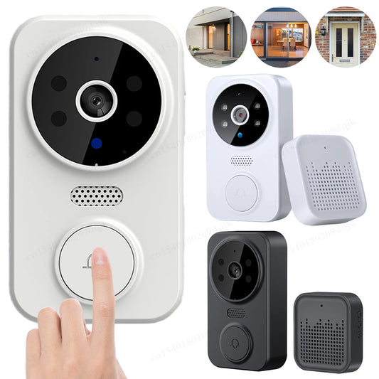 WiFi Smart Video Doorbell Camera – Wireless 2-Way Audio Visual Intercom with Remote Monitoring