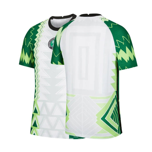 Nigeria Away Football Jersey – 3D Printed Quick-Dry Unisex Shirt