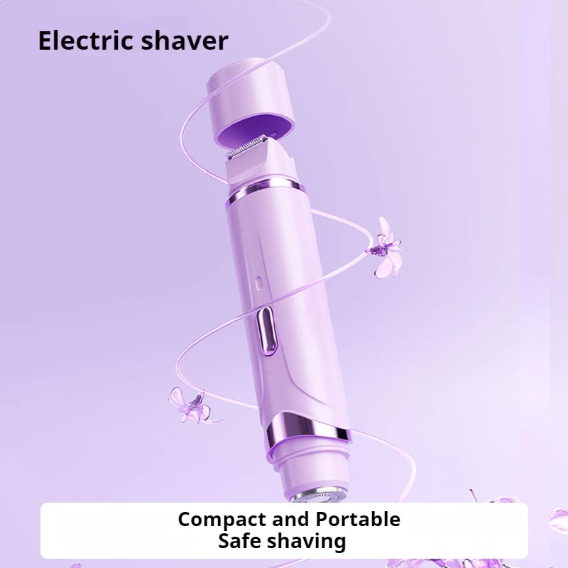 Mini Electric Bikini Trimmer Waterproof Rechargeable Dual Head Shaver