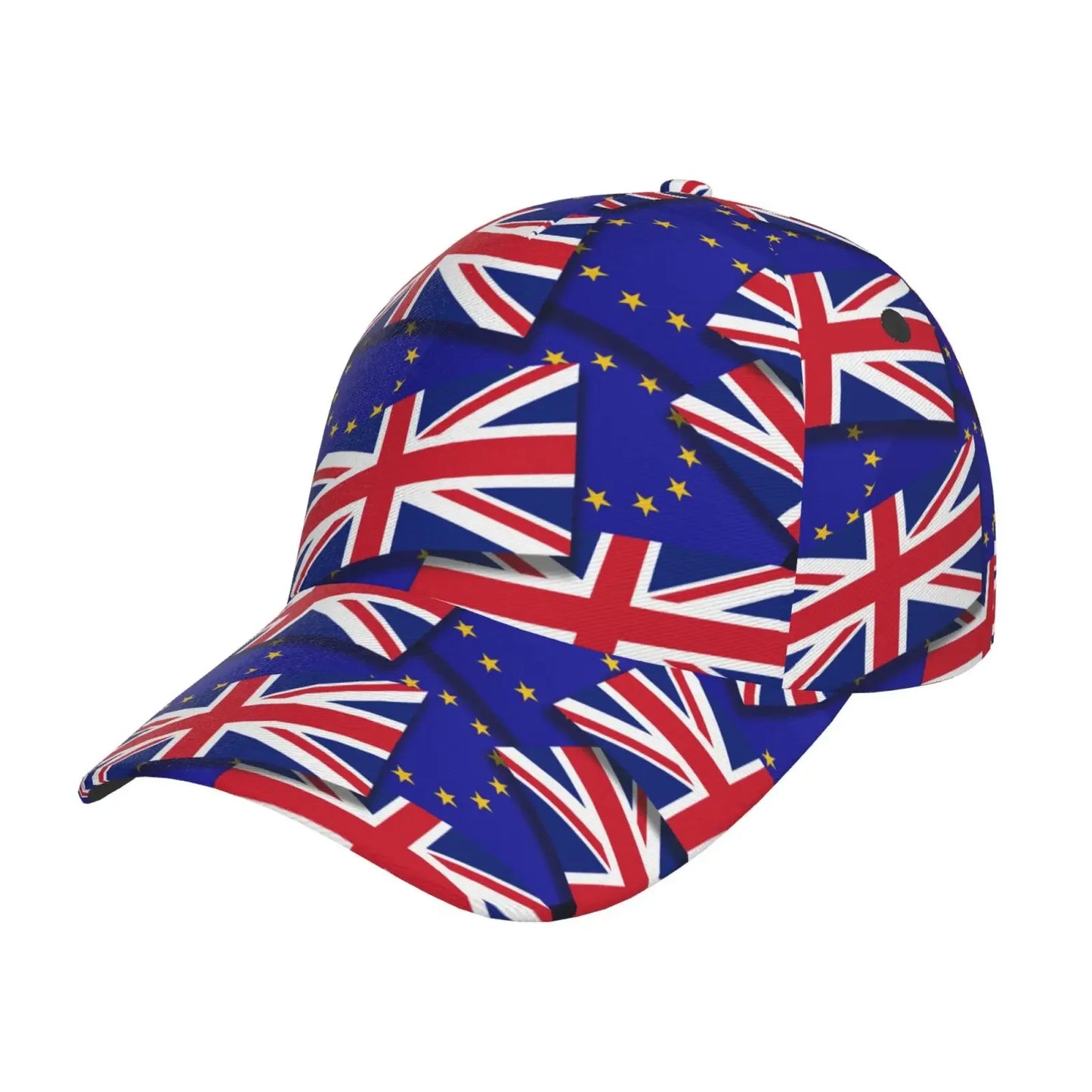 UK British Flag Baseball Cap Adjustable Unisex Casual Outdoor Hat