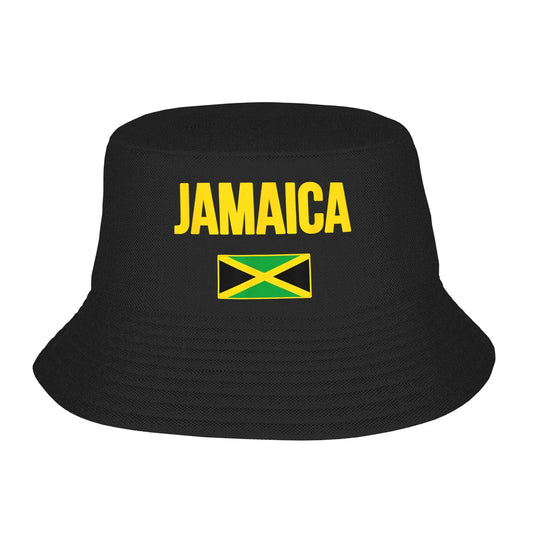 Jamaica Flag Bucket Hat - Summer Travel, Vacation & Casual Fisherman Cap