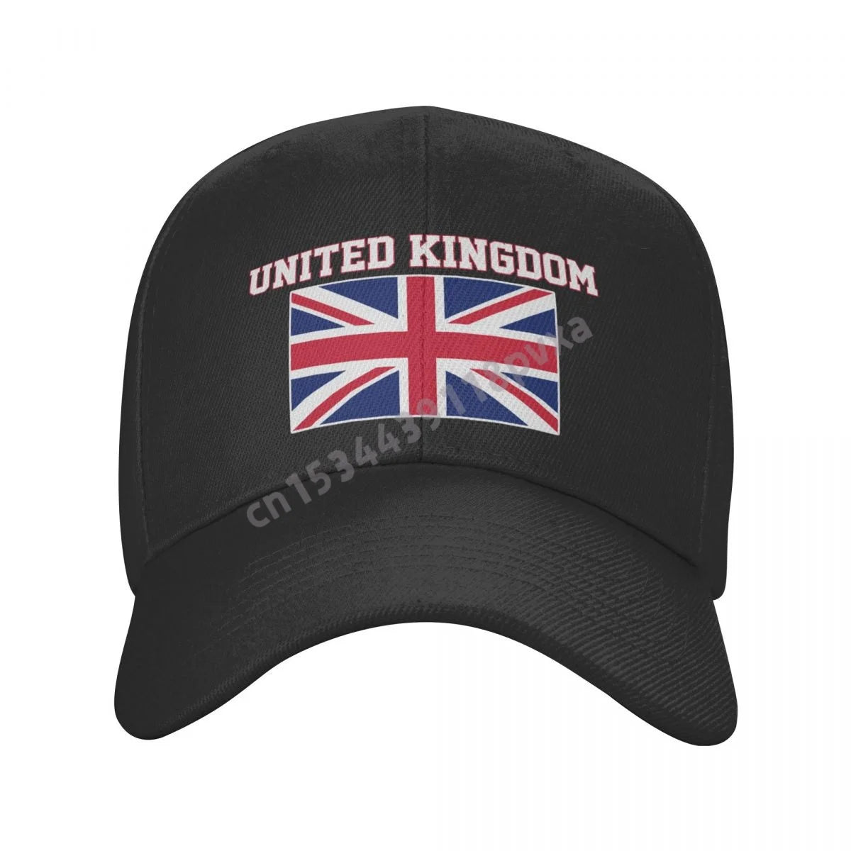UK Flag Baseball Cap Adjustable Cotton Unisex Casual Outdoor Hat