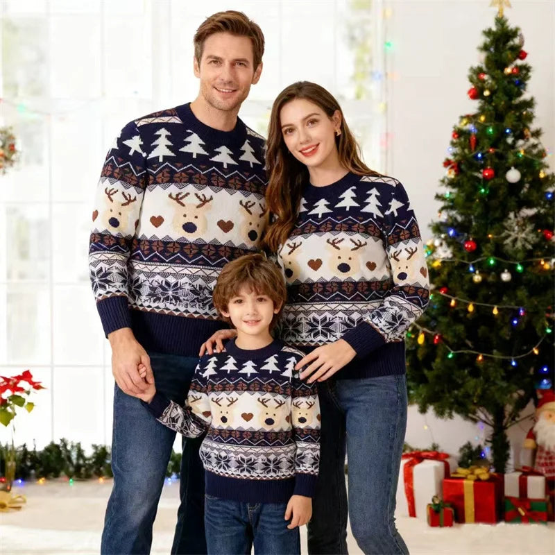 Matching Christmas Family Pullovers for Adults & Kids