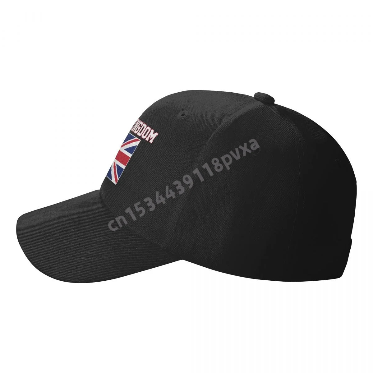UK Flag Baseball Cap Adjustable Cotton Unisex Casual Outdoor Hat