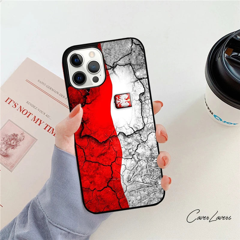 Poland Flag Phone Case - Protective Cover for iPhone 12–17 Series & iPhone Air