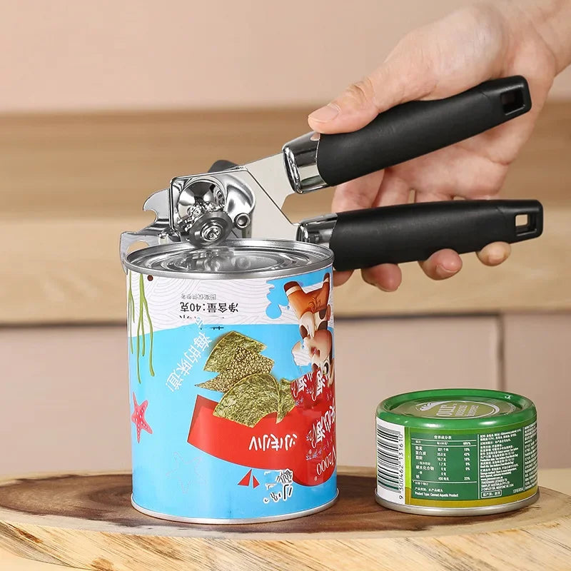 Heavy Duty Stainless Steel Can Opener Multifunction Bottle Opener Tool