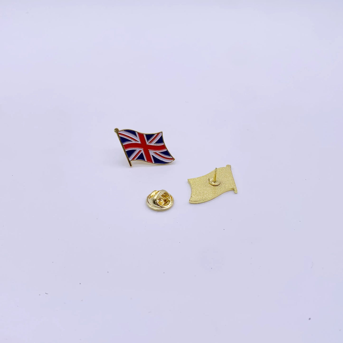 100pcs UK Union Jack Flag Enamel Pins Bulk Metal British Lapel Badge