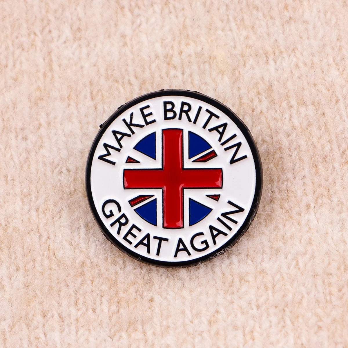 Make Britain Great Again Enamel Pin Patriotic Lapel Brooch Gift