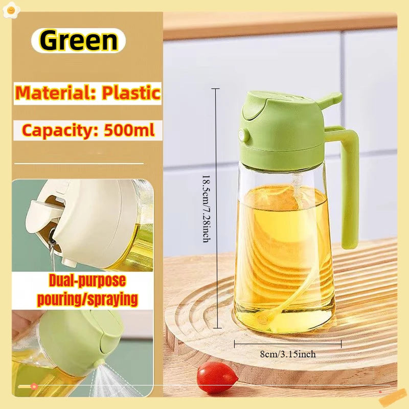 Oil Spray Bottle Cooking Mist Sprayer BBQ Olive Oil Kitchen Dispenser