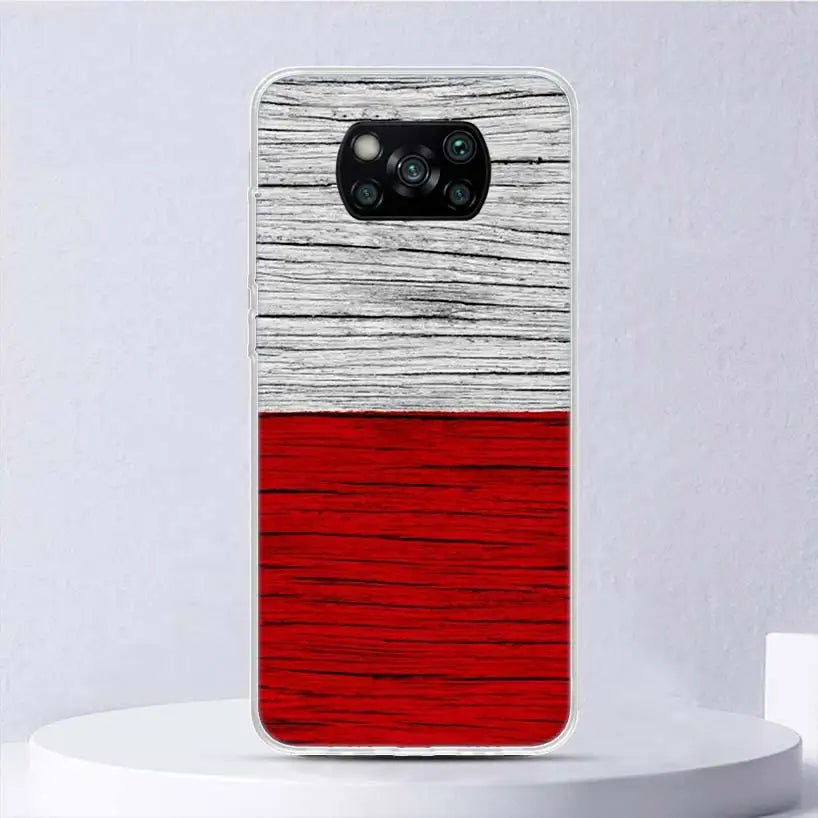 Poland Flag Soft Case - Protective Cover for Xiaomi Poco X Series & F/M Models