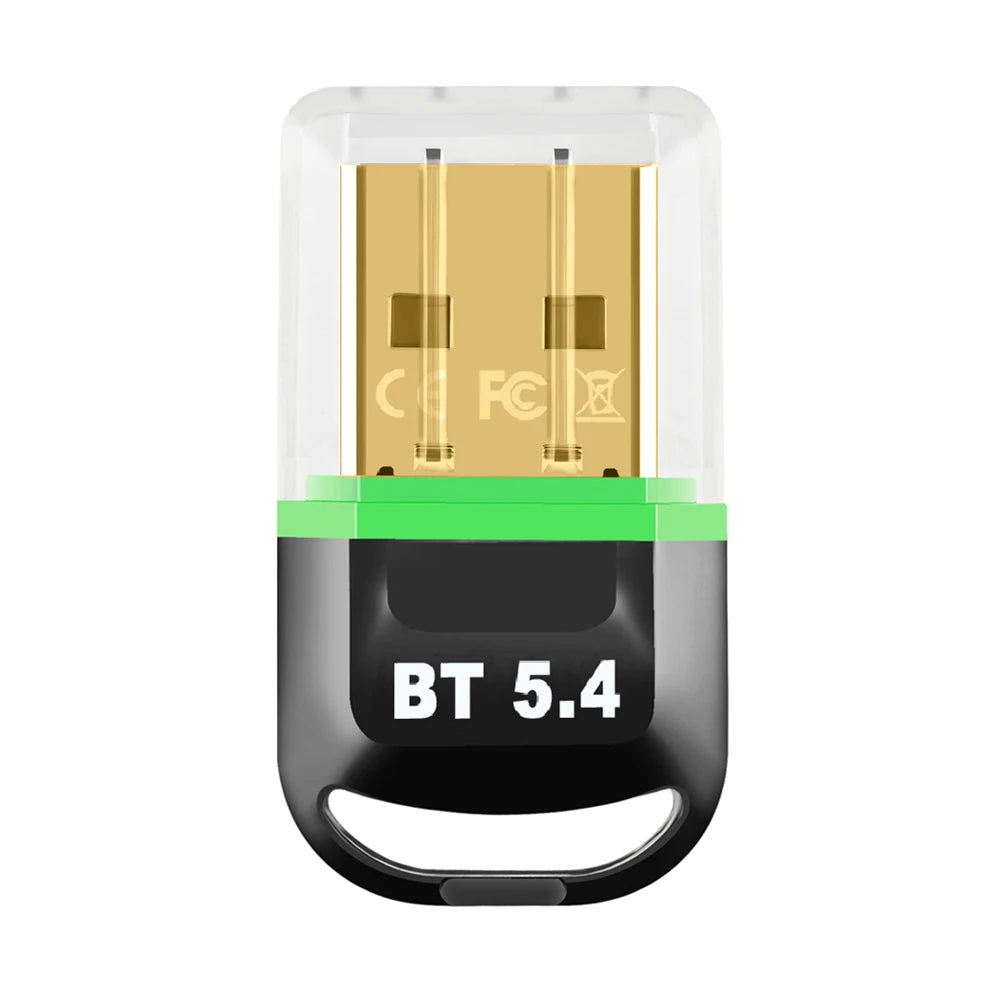 USB Bluetooth 5.4 Adapter for PC – Wireless Mouse, Keyboard & Audio