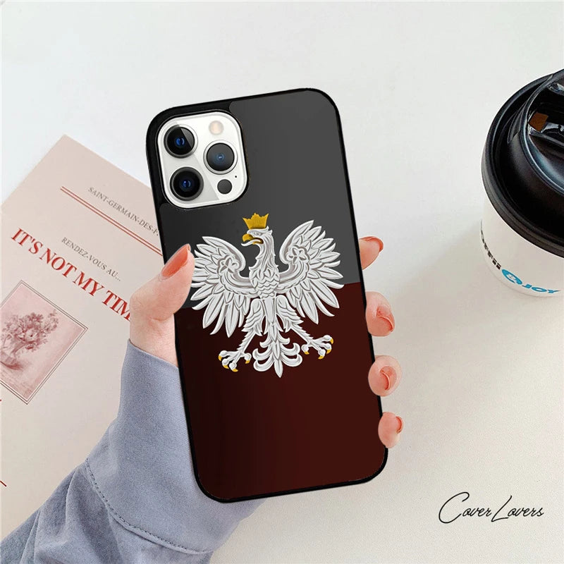 Poland Flag Phone Case - Protective Cover for iPhone 12–17 Series & iPhone Air