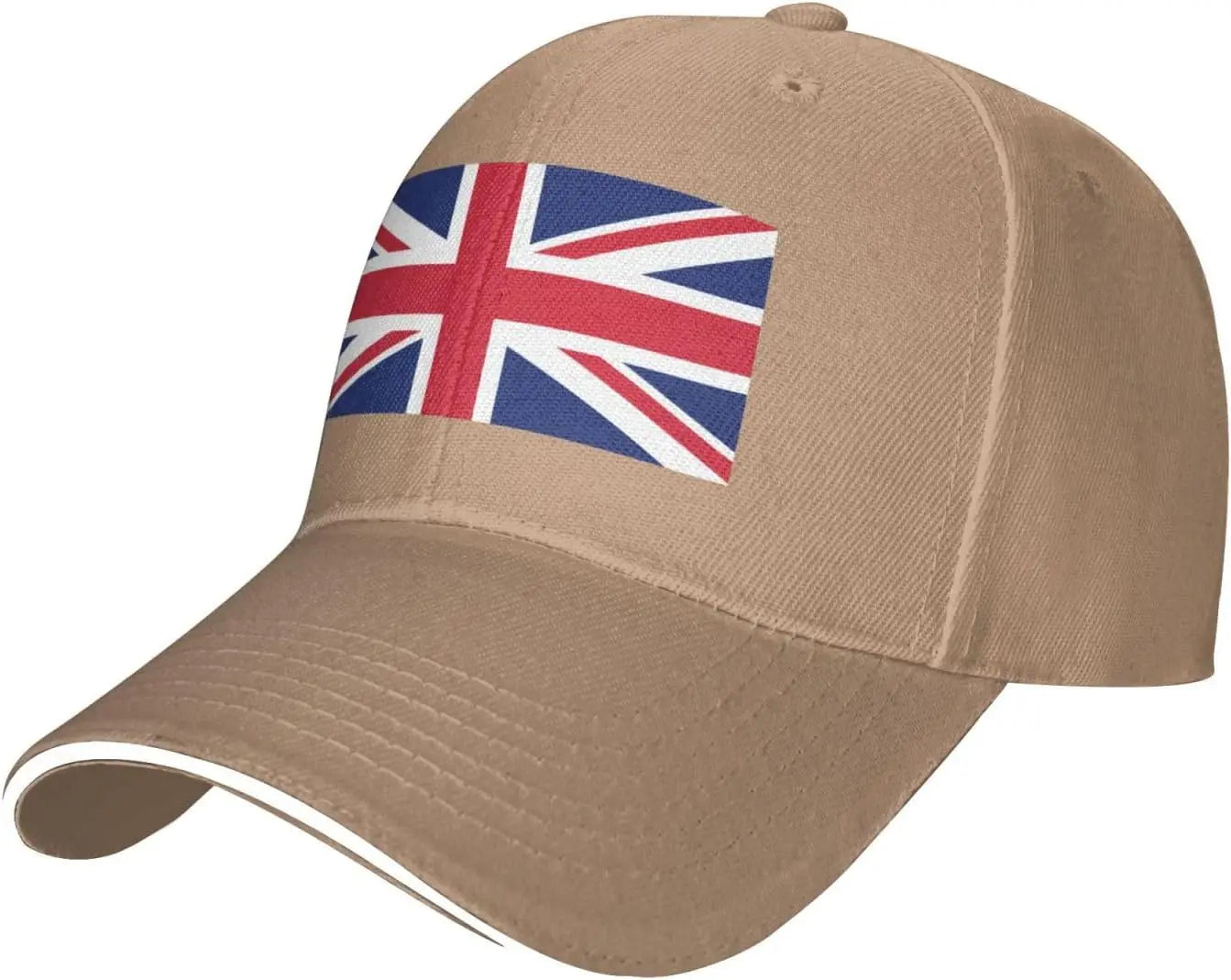 UK Flag Baseball Cap Adjustable Snapback Sun Hat for Men Women Outdoor Sport Hats
