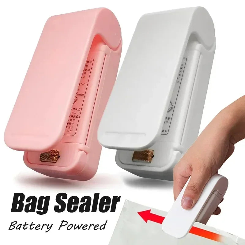 Mini Bag Sealer Heat Sealing Machine Portable Food Snack Storage Tool