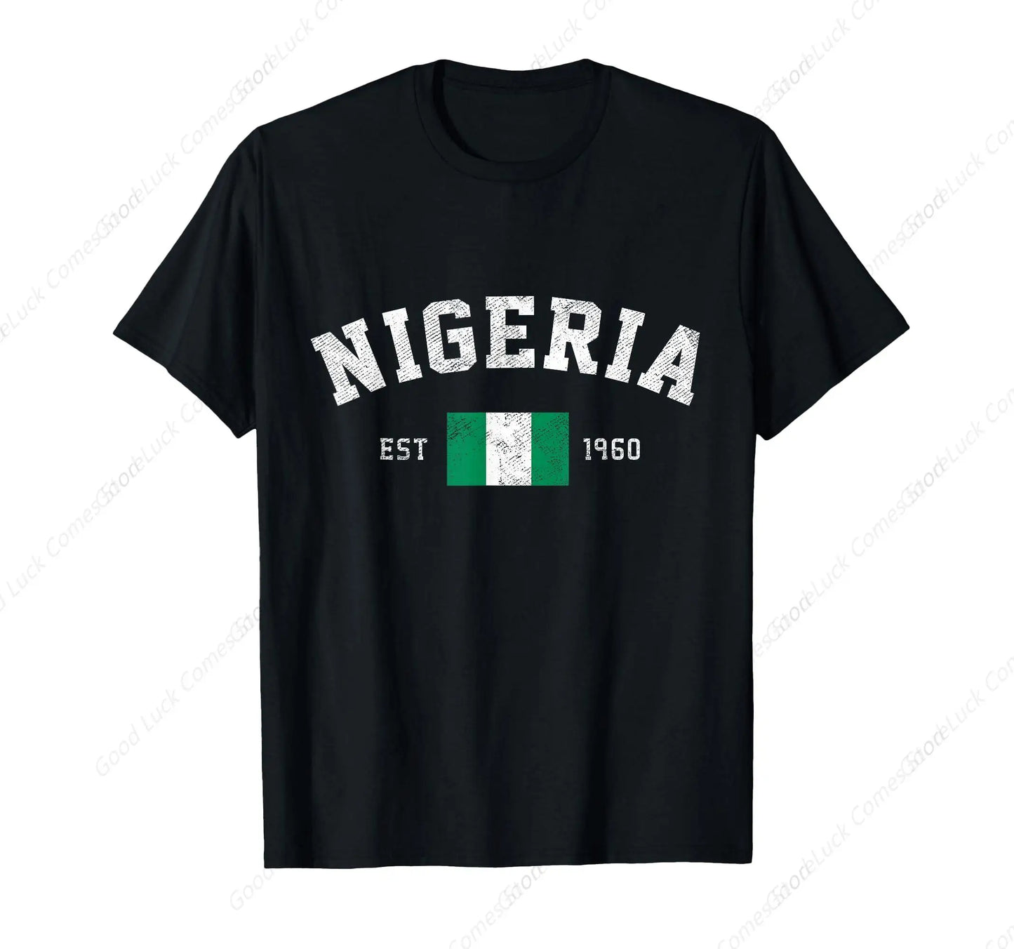 Nigeria Est. 1960 T-Shirt - Nigerian Flag Independence Day Shirt