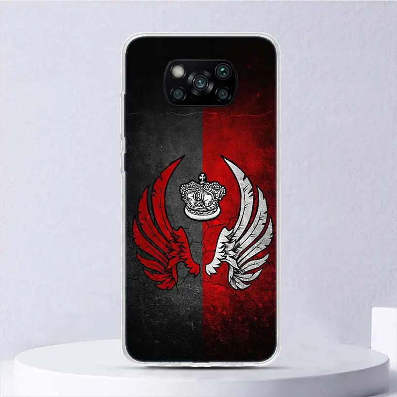 Poland Flag Soft Case - Protective Cover for Xiaomi Poco X Series & F/M Models