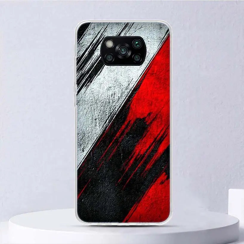 Poland Flag Soft Case - Protective Cover for Xiaomi Poco X Series & F/M Models