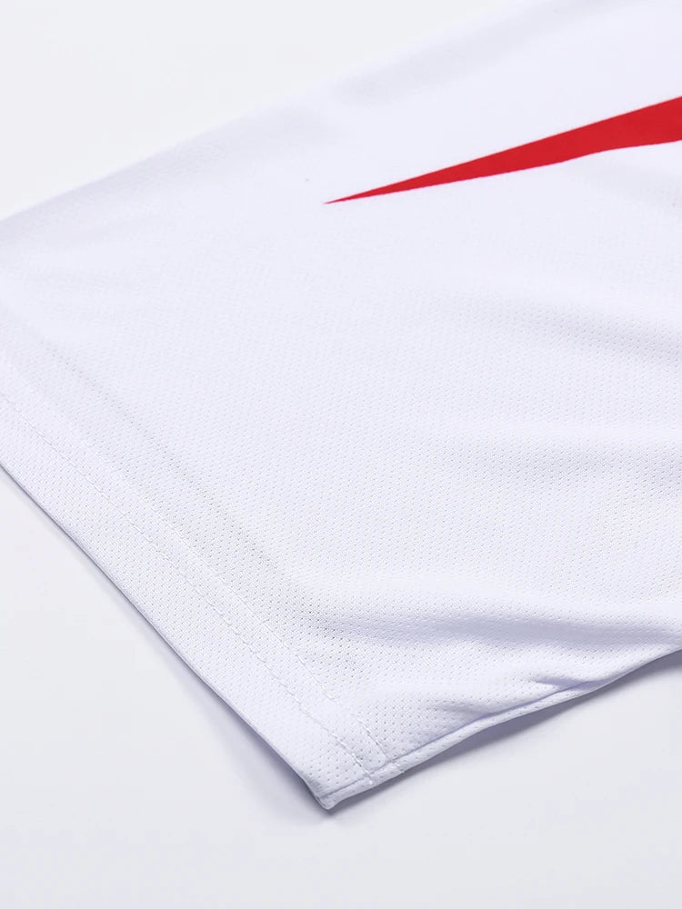 England Soccer Shirt - Adult Quick-Dry Breathable Football Jersey for Men