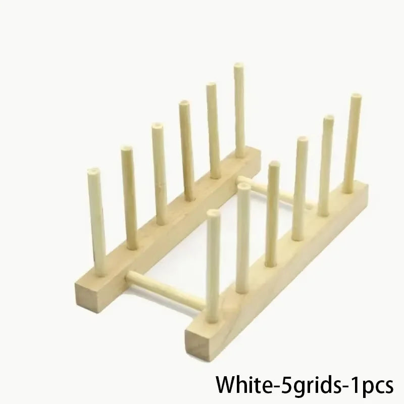 Wooden Dish Drying Rack Kitchen Storage Stand Eco Friendly Organizer