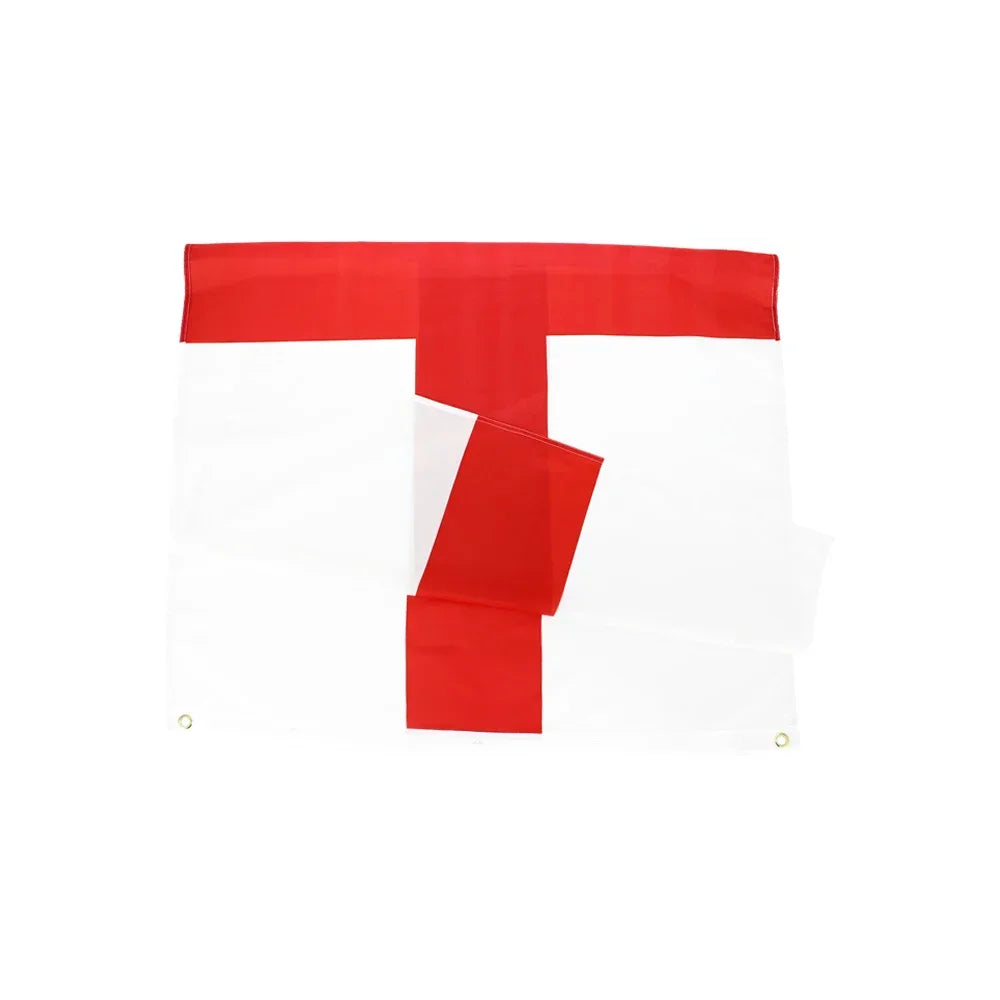 England St George Flag 90x150cm Polyester Red Cross Banner UK Decor