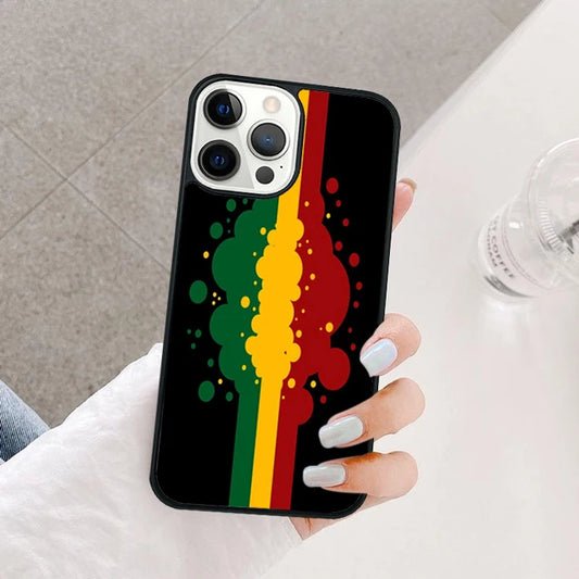 Jamaica Flag Phone Case - Protective Cover for iPhone 11–17 Series