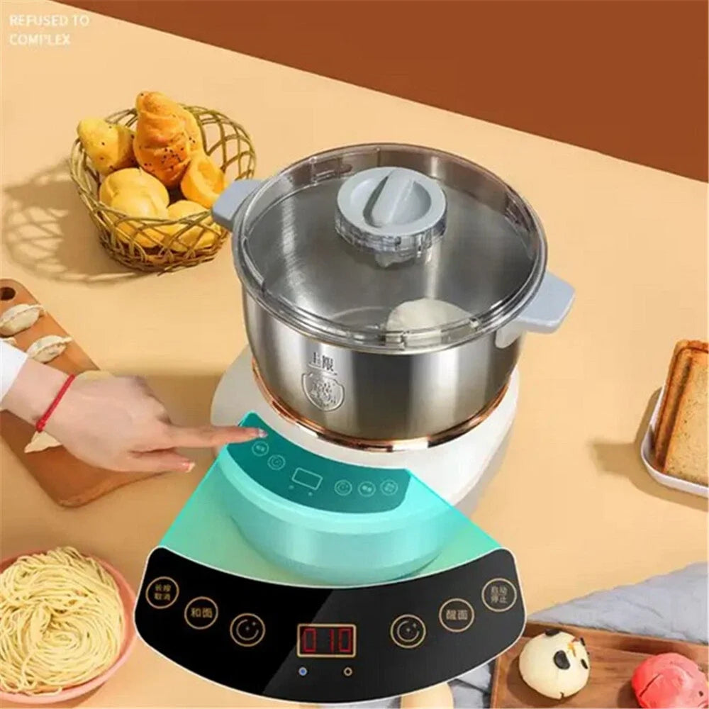 200W Electric Dough Mixer Stand Kneading Machine 5L/7L Stainless Bowl