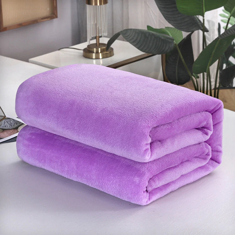 Ultra Soft Mink Velvet Blanket Thick Cloud Bed Throw Cozy Bedding