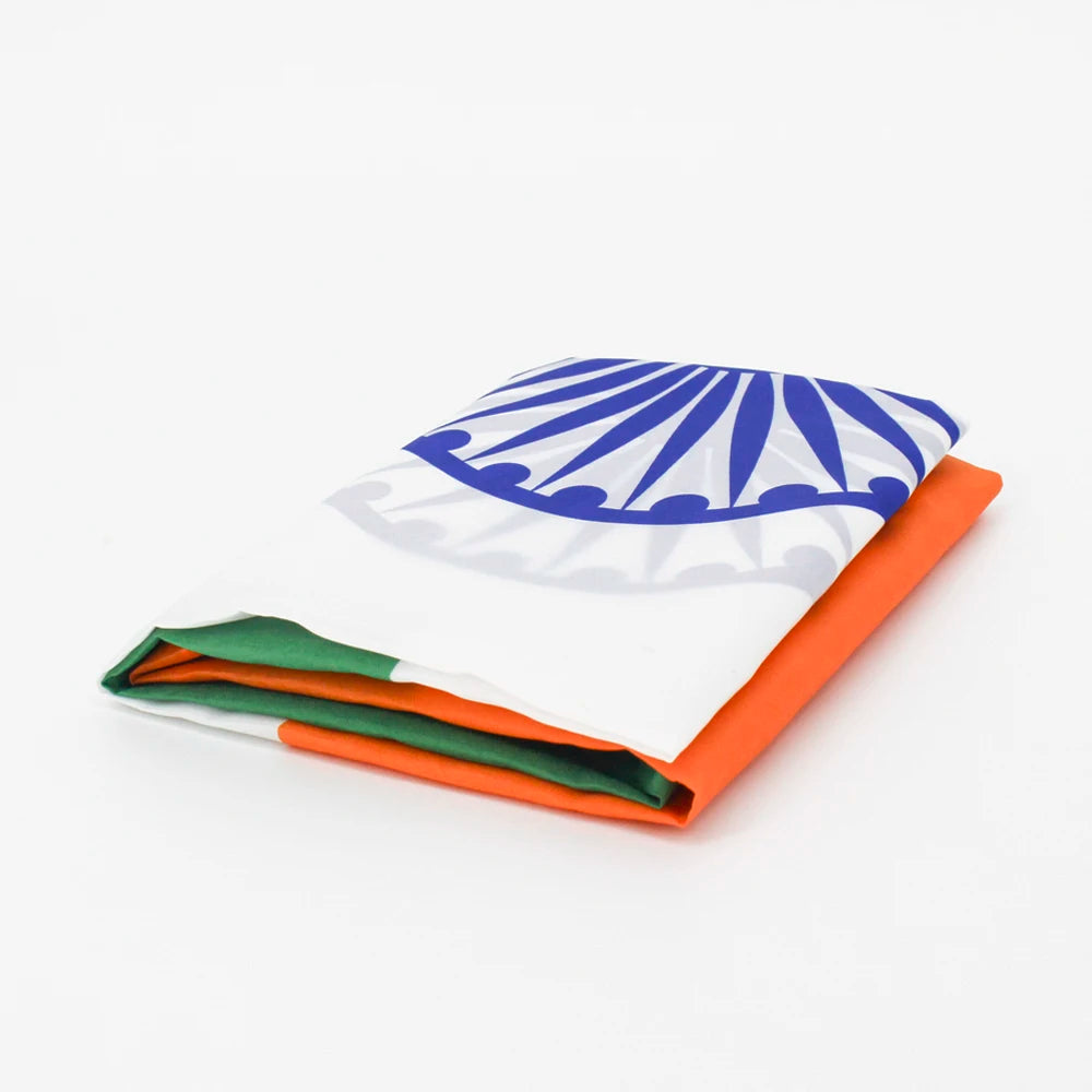 3×5ft India Emblem Flag - Polyester Printed Banner & Tapestry for Decoration
