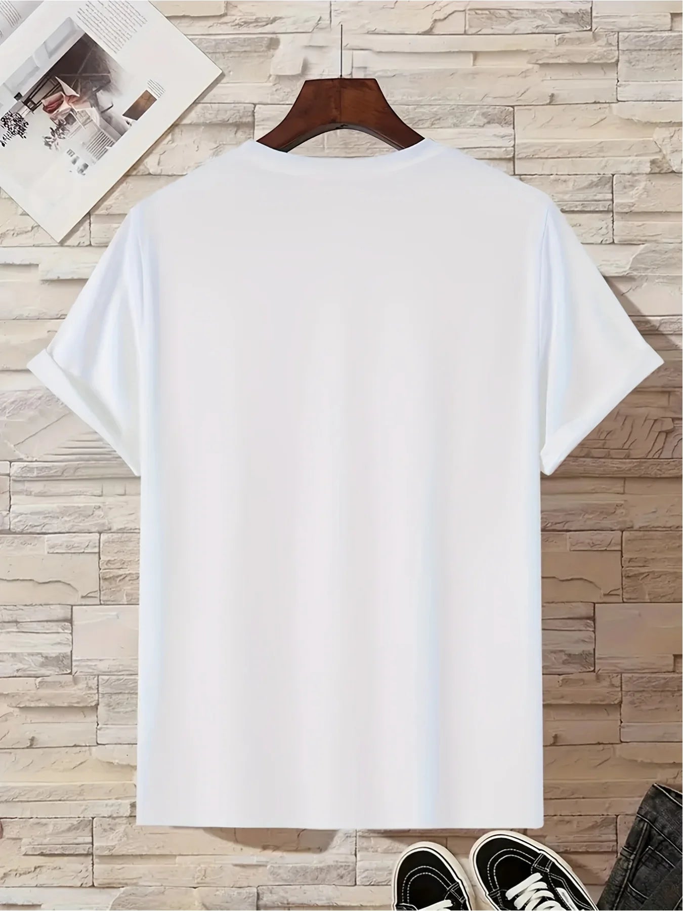 Men’s London England Cotton T-Shirt - Summer Casual Loose Round Neck Short Sleeve