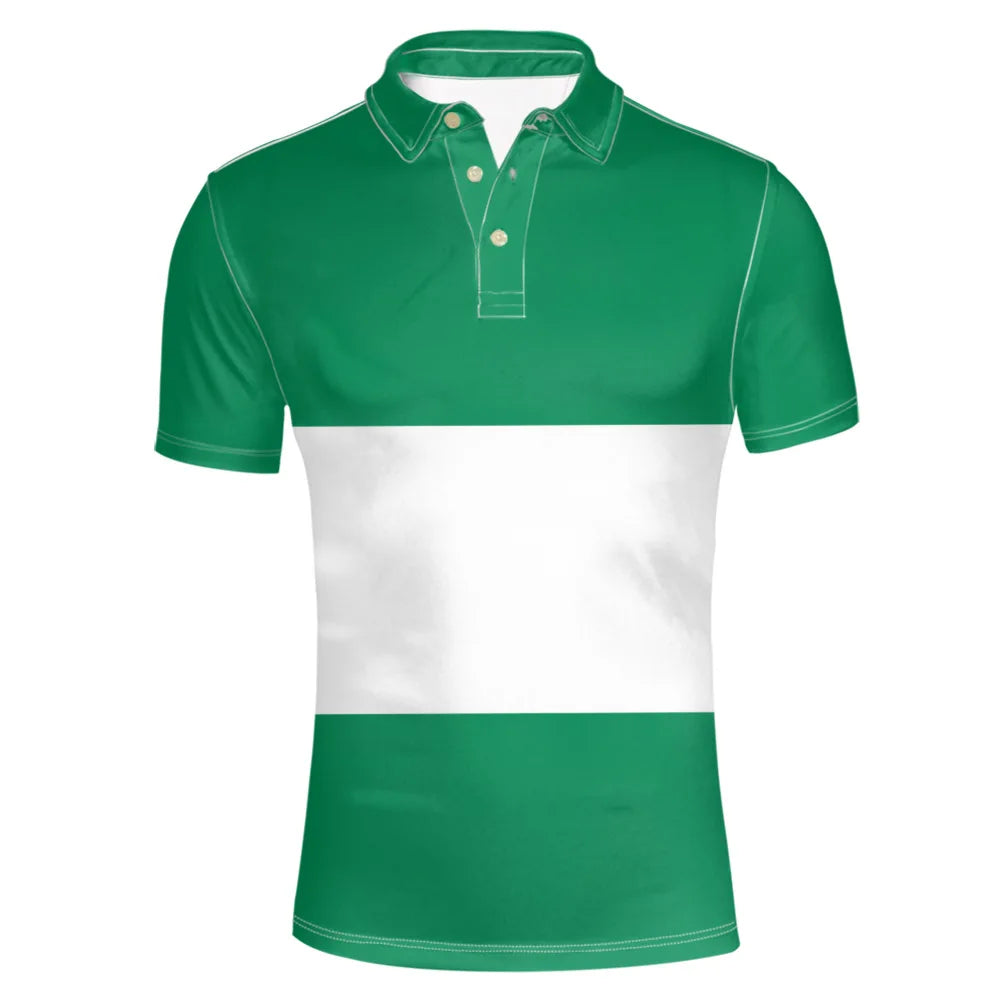 Nigeria Flag & Team Logo T-Shirt – Lapel Flag Travel Tee