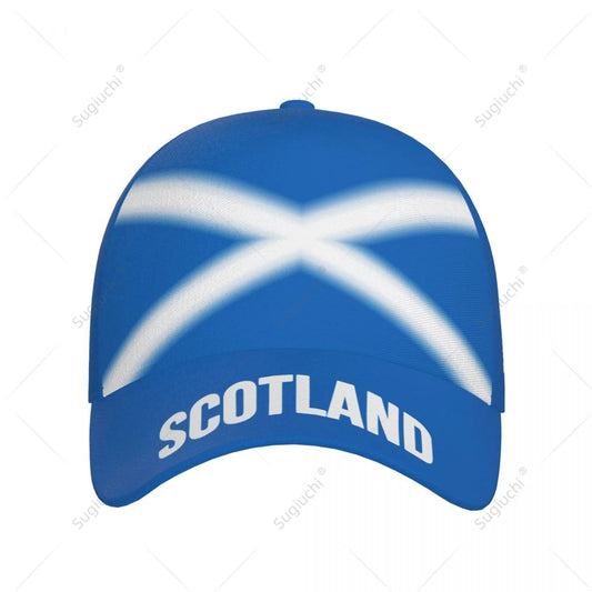 Scotland Flag Baseball Cap 3D Print Adjustable Unisex Casual Sports Hat