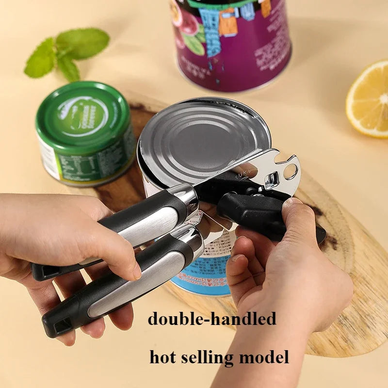 Heavy Duty Stainless Steel Can Opener Multifunction Bottle Opener Tool