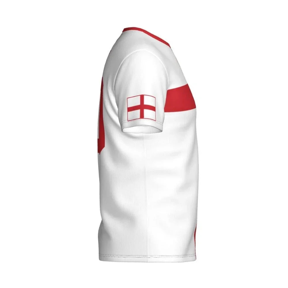 England Flag 3D Printed T-Shirt - Men’s National Emblem Graphic Tee, Personalised Gift