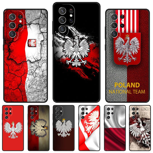 Poland Flag Phone Case - Protective Cover for Samsung Galaxy S20–S25 & Note Series