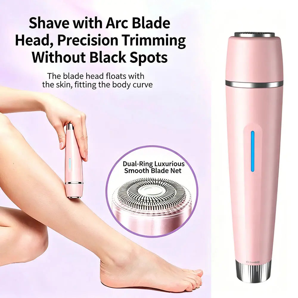 3-in-1 Electric Lady Shaver Waterproof Bikini Trimmer Rechargeable