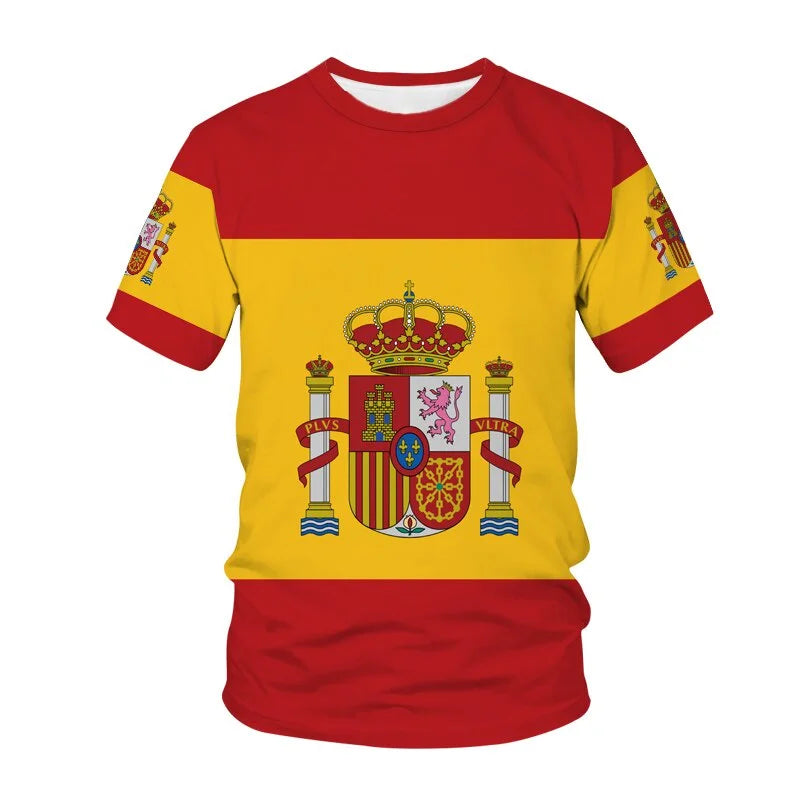 Men’s 3D Patriotic Flag T-Shirt – Casual Summer Short Sleeve Sports & Travel Street Tee