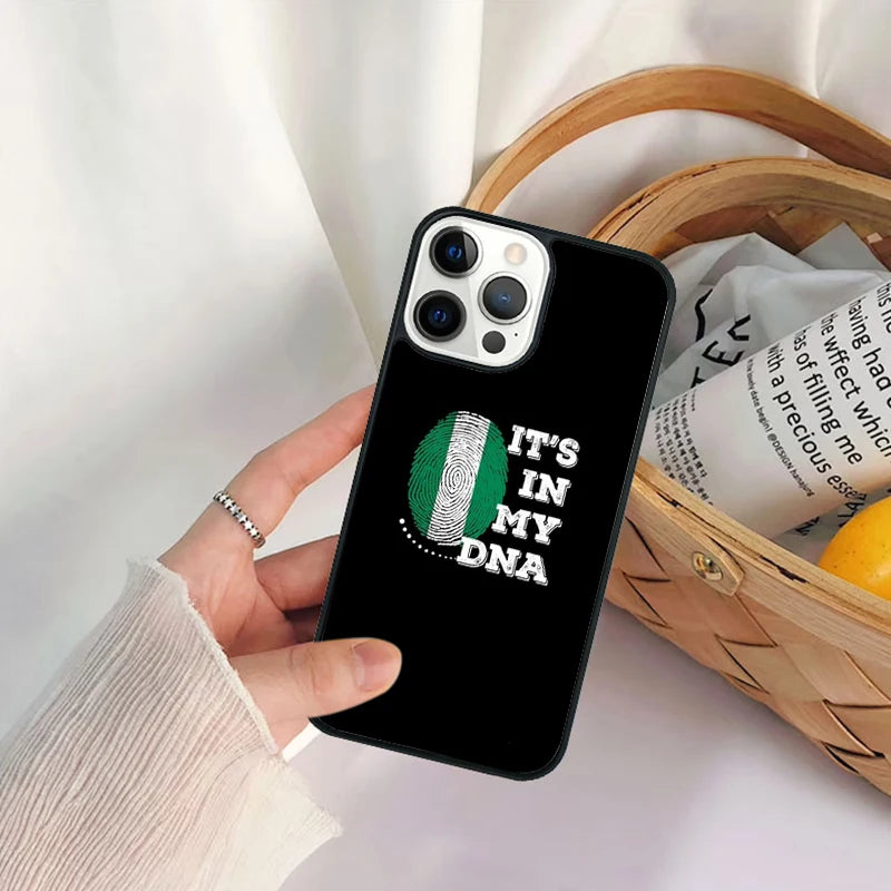 Nigeria Flag iPhone Case Shockproof Anti-Scratch Slim Cover Case
