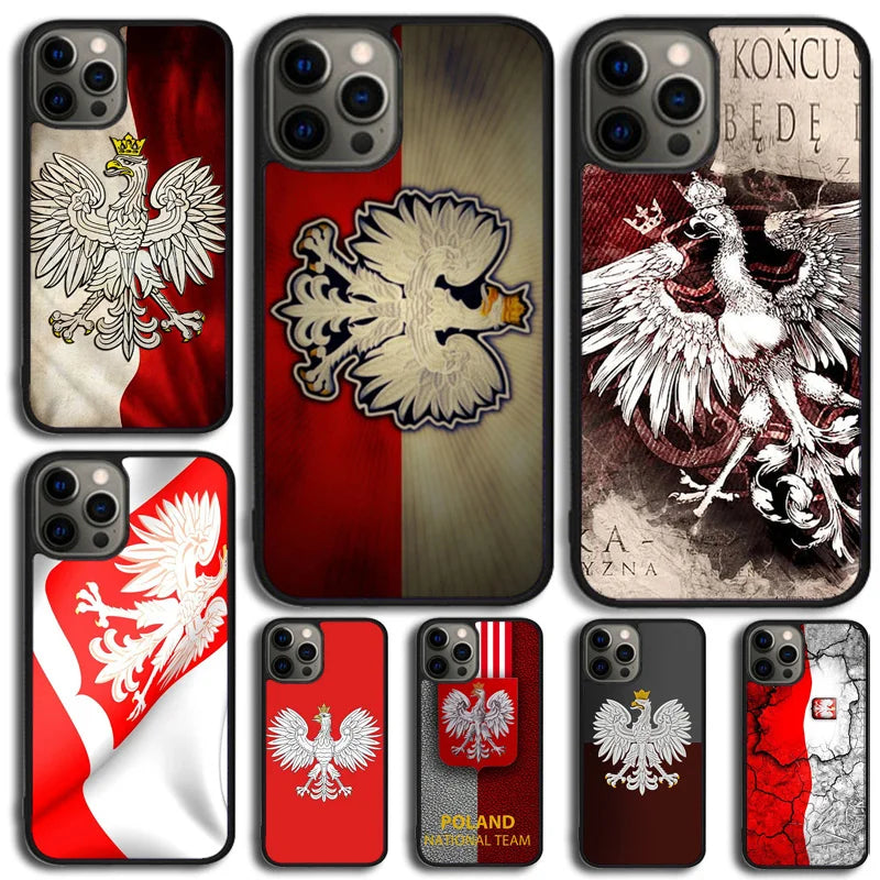 Poland Flag Phone Case - Protective Cover for iPhone 12–17 Series & iPhone Air