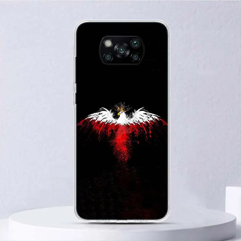 Poland Flag Soft Case - Protective Cover for Xiaomi Poco X Series & F/M Models