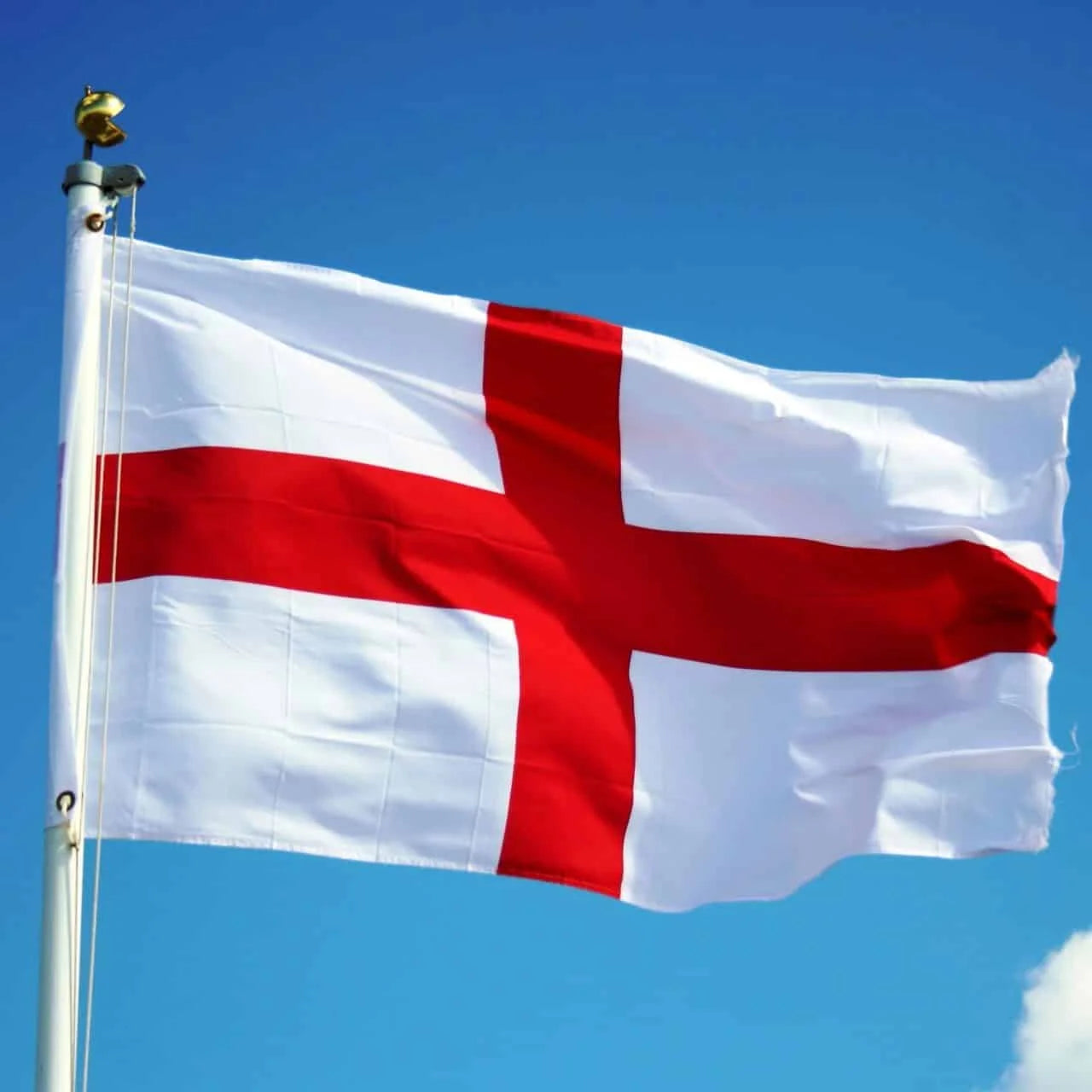 England St George Flag 90x150cm Polyester Red Cross Banner UK Decor