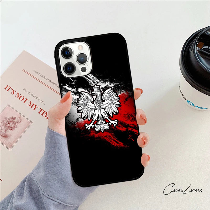 Poland Flag Phone Case - Protective Cover for iPhone 12–17 Series & iPhone Air