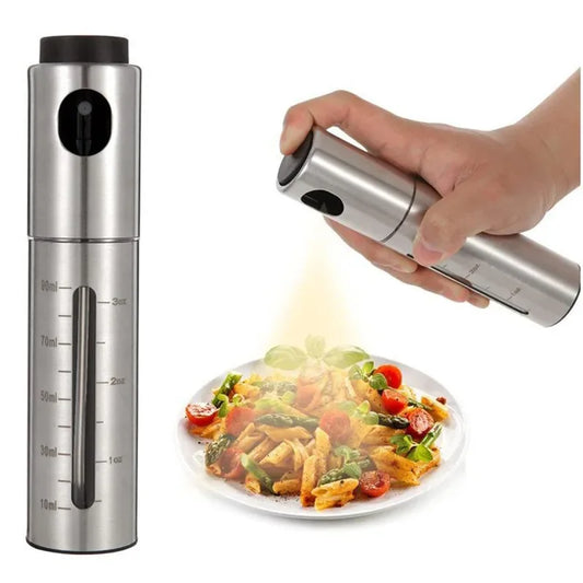 304 Stainless Steel Oil Spray Bottle BBQ Cooking Vinegar Mister Sprayer