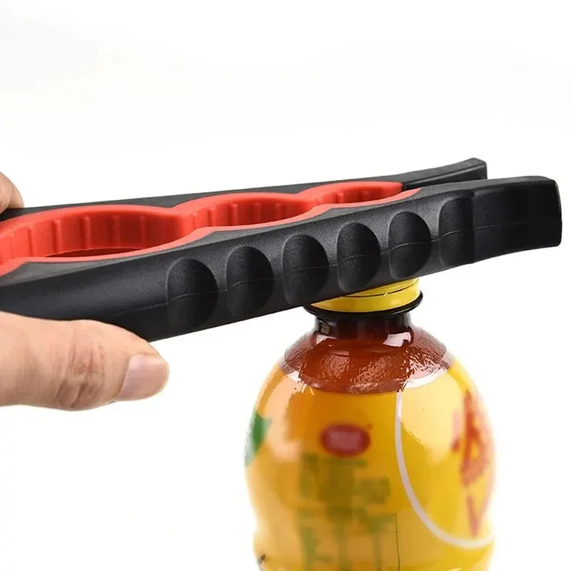 4-in-1 Multifunction Bottle Can Jar Opener Anti Slip Aluminium Tool