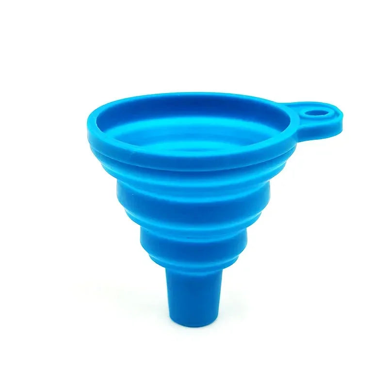 Silicone Foldable Funnel Set Collapsible Kitchen Oil Wine Liquid Tool