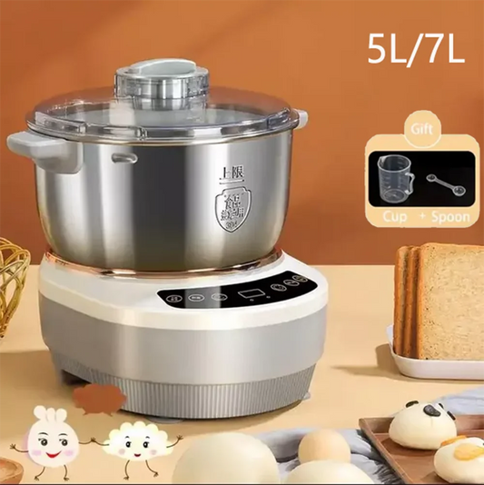 200W Electric Dough Mixer Stand Kneading Machine 5L/7L Stainless Bowl