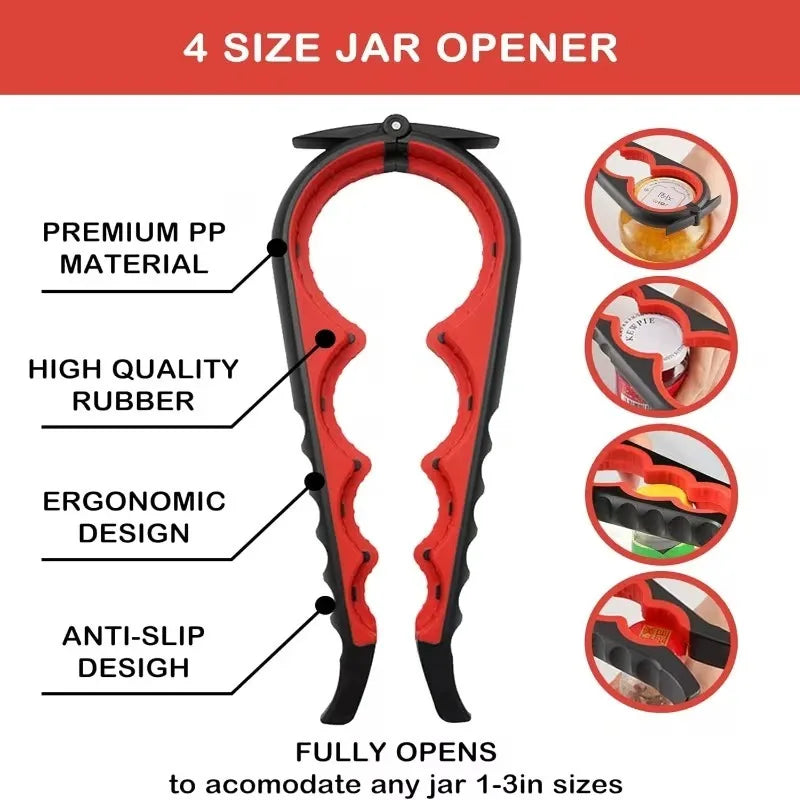 Stainless Steel Bottle Opener Durable Manual Kitchen Bar Tool