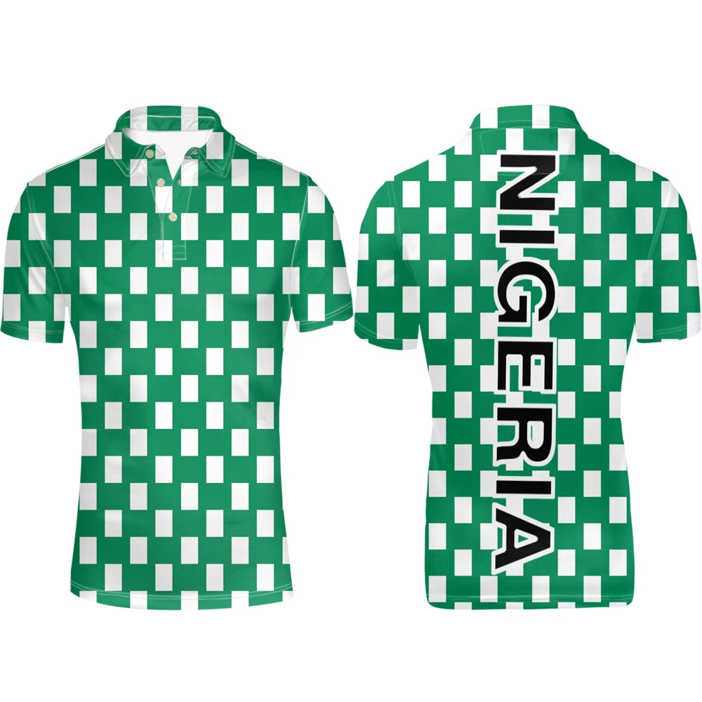 Nigeria Flag & Team Logo T-Shirt – Lapel Flag Travel Tee